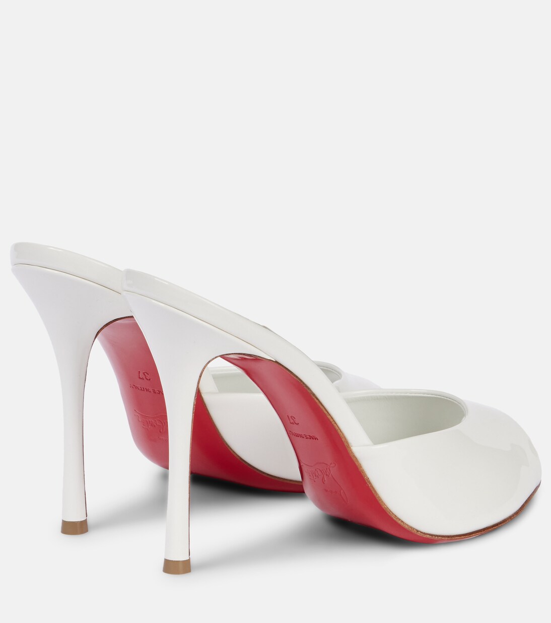 Bridal Me Dolly patent leather mules | Christian Louboutin