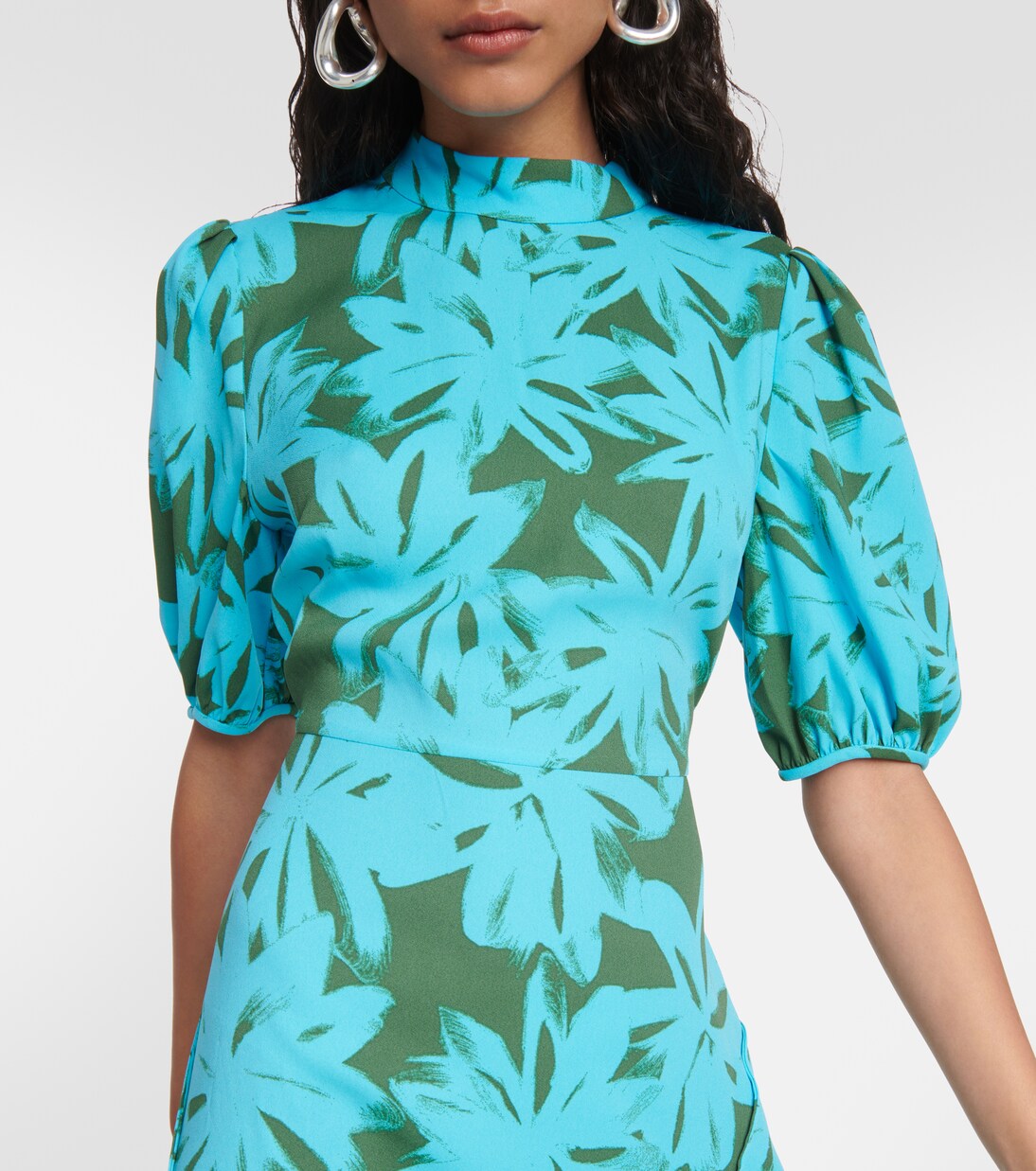 Robe midi Nella à fleurs | Diane von Furstenberg