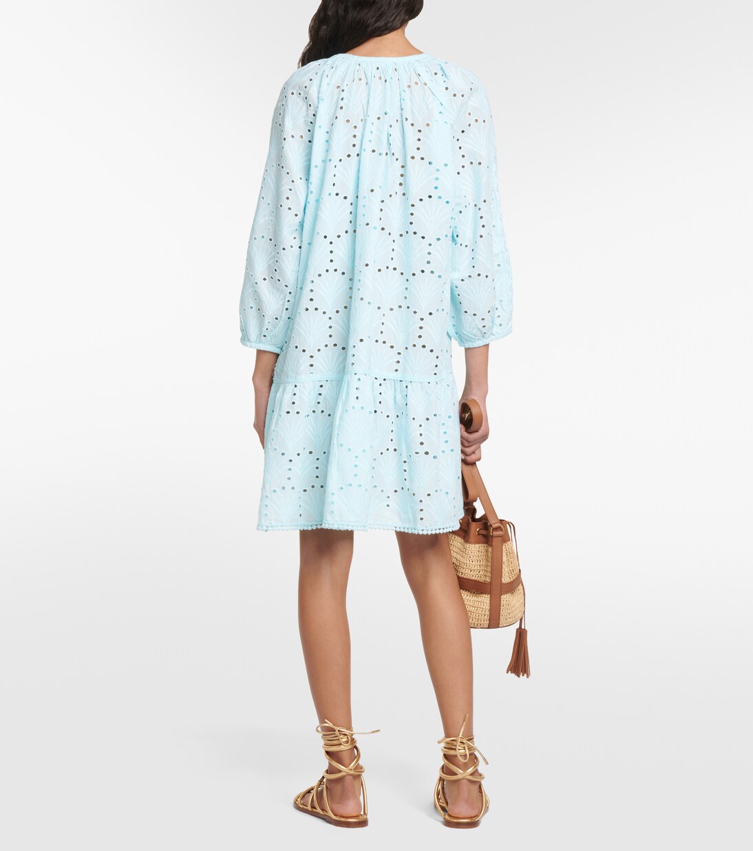 Robe Ashley brodée en coton | Melissa Odabash