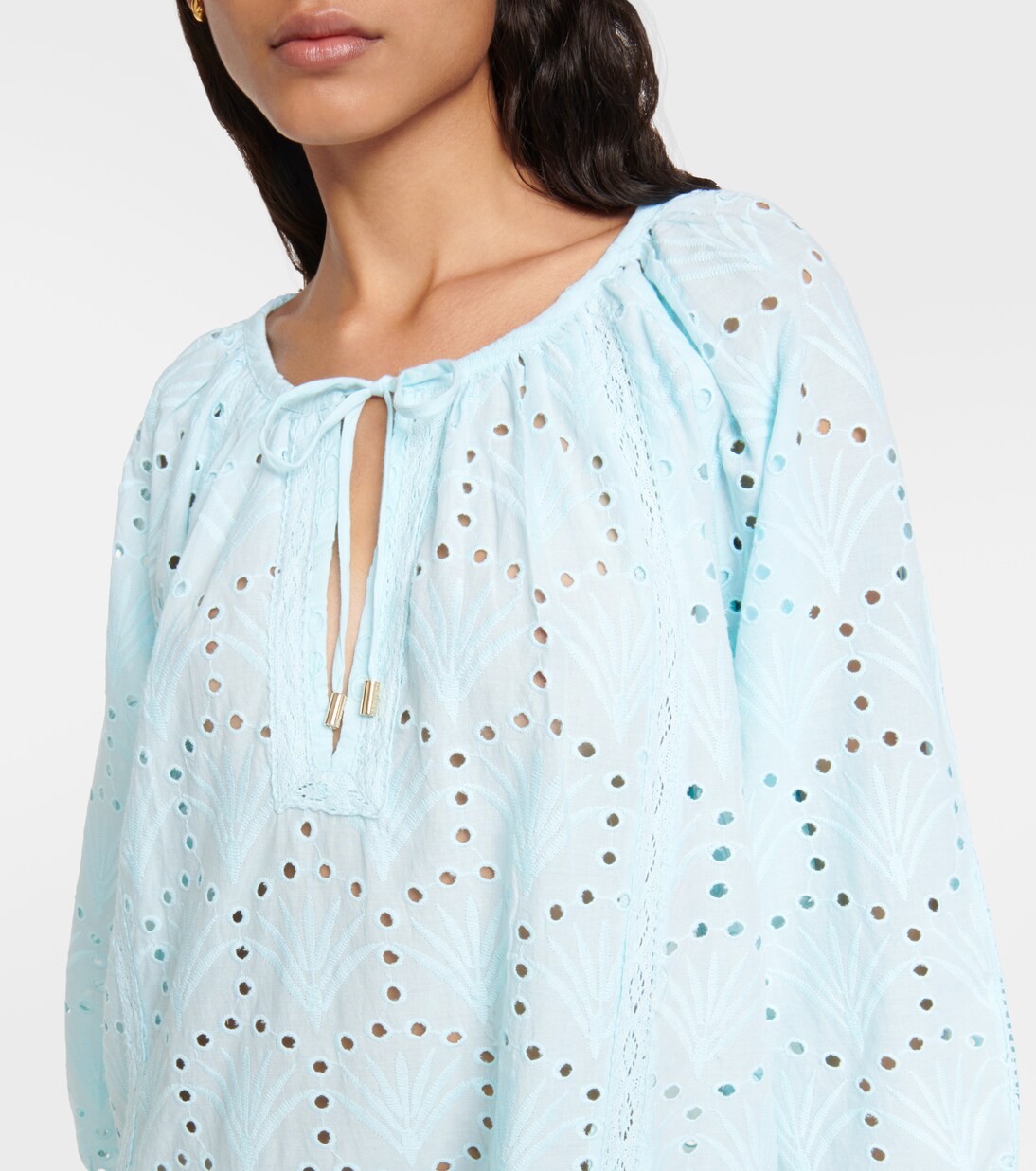 Robe Ashley brodée en coton | Melissa Odabash