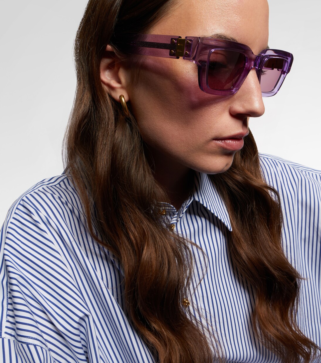 Hinge 스퀘어 선글라스 | Bottega Veneta