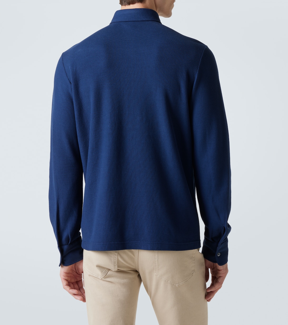 Cotton piqué polo shirt | Loro Piana