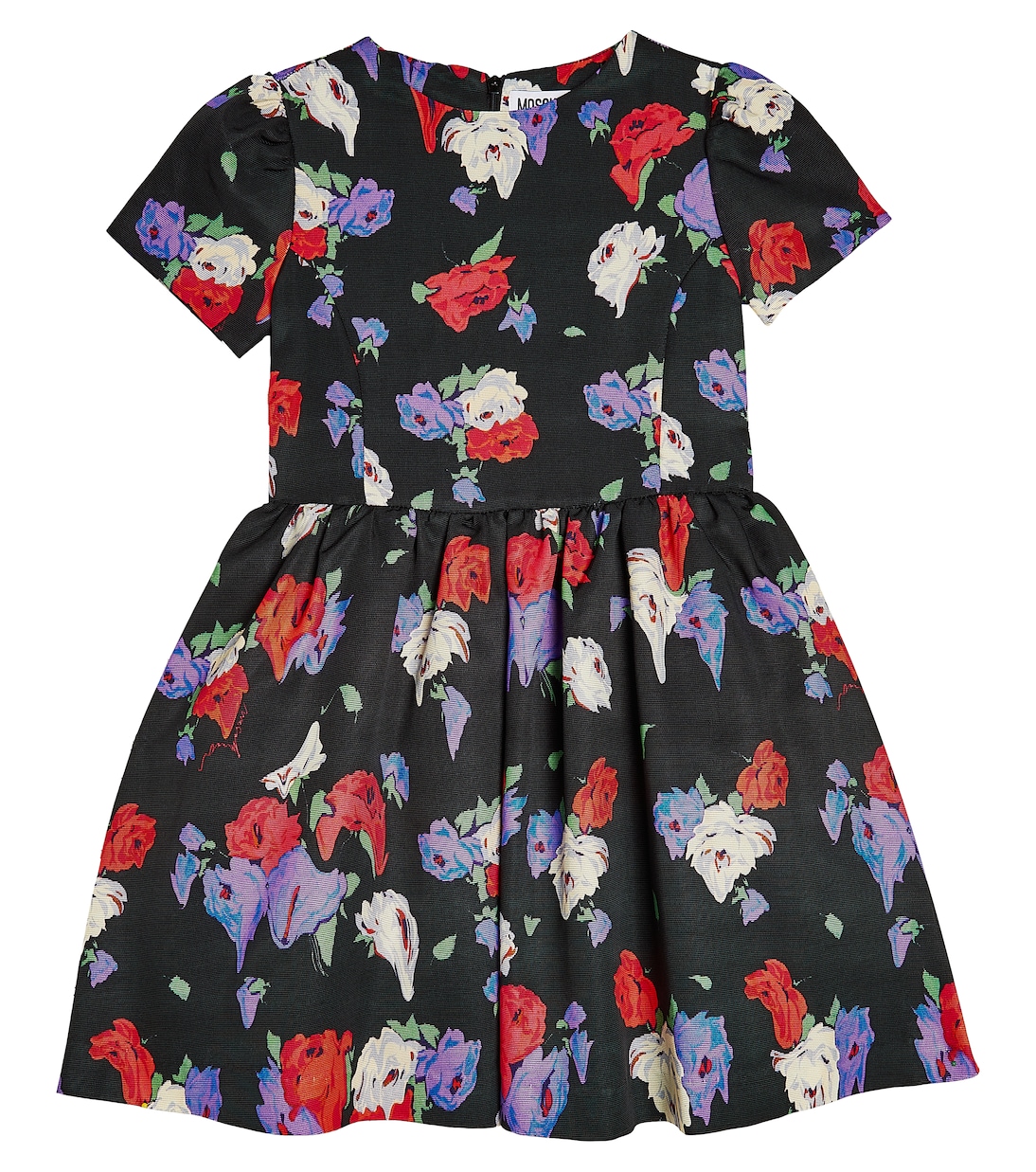 Floral cotton-blend dress | Moschino Kids
