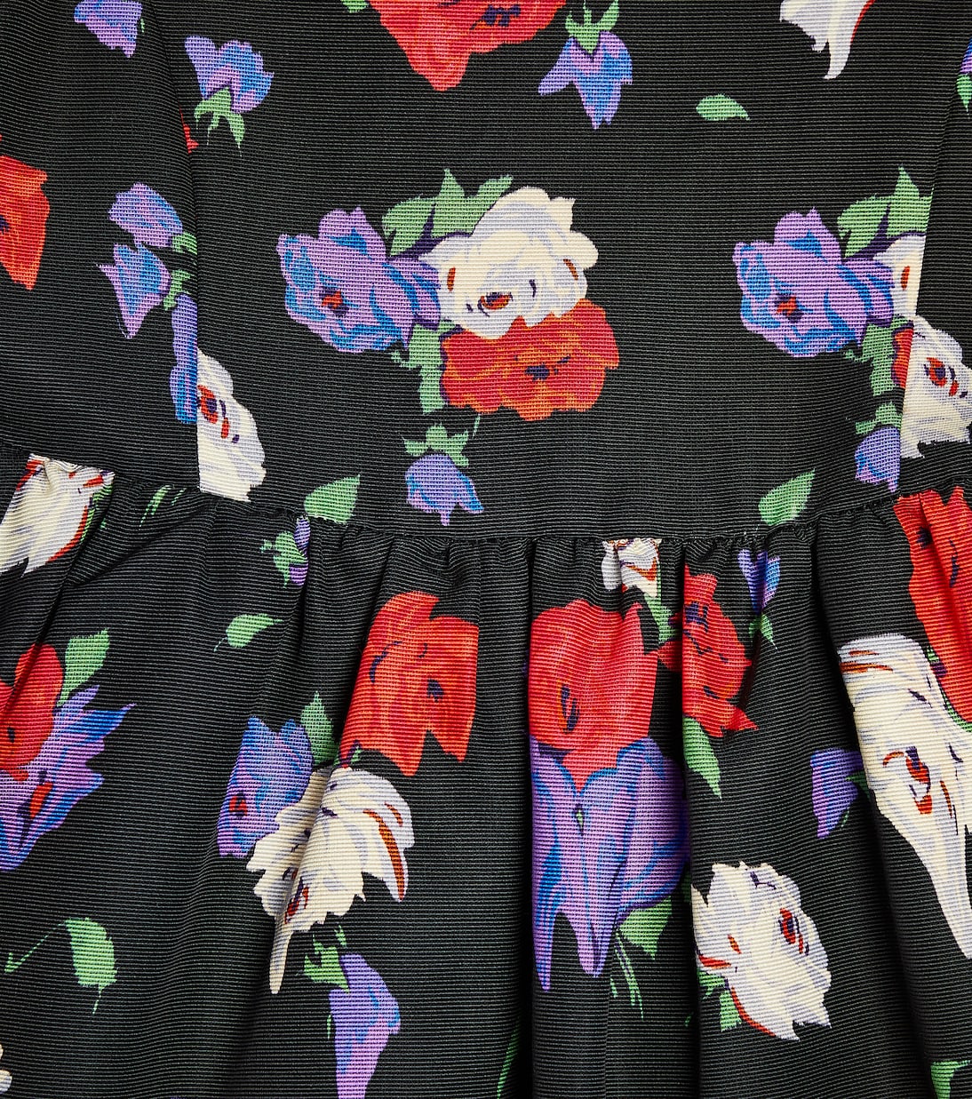 Floral cotton-blend dress | Moschino Kids