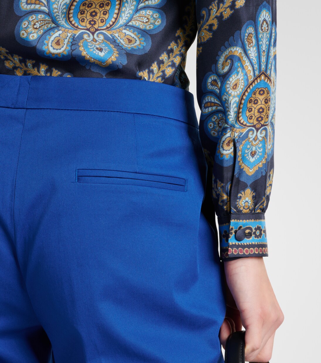 High-Rise-Hose aus einem Baumwollgemisch | Etro