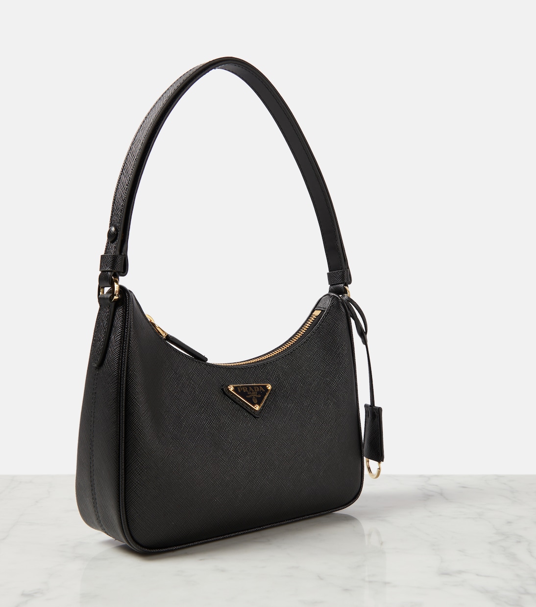Borsa a spalla Re-Edition Mini in pelle | Prada