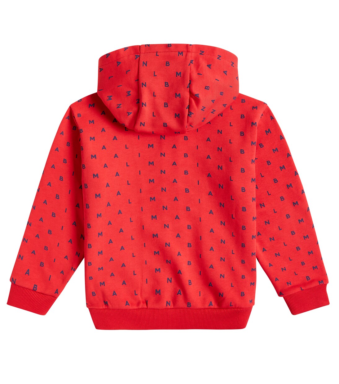 Logo cotton zip-up hoodie | Balmain Kids