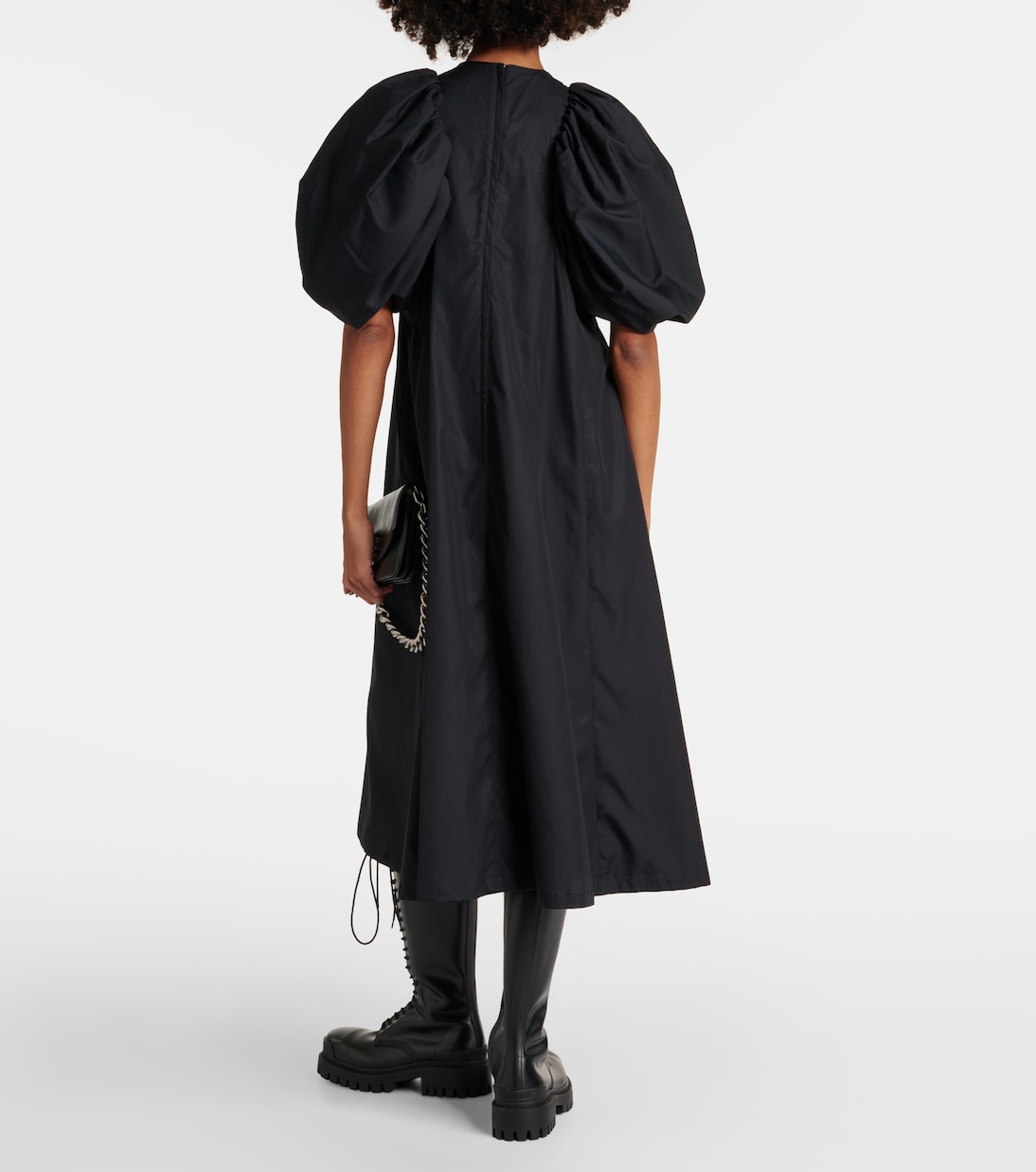 Puff-sleeve cotton poplin maxi dress | Noir Kei Ninomiya