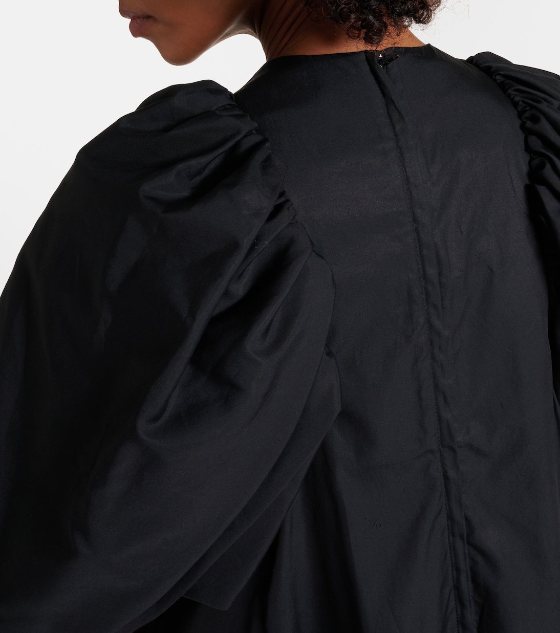 Puff-sleeve cotton poplin maxi dress | Noir Kei Ninomiya