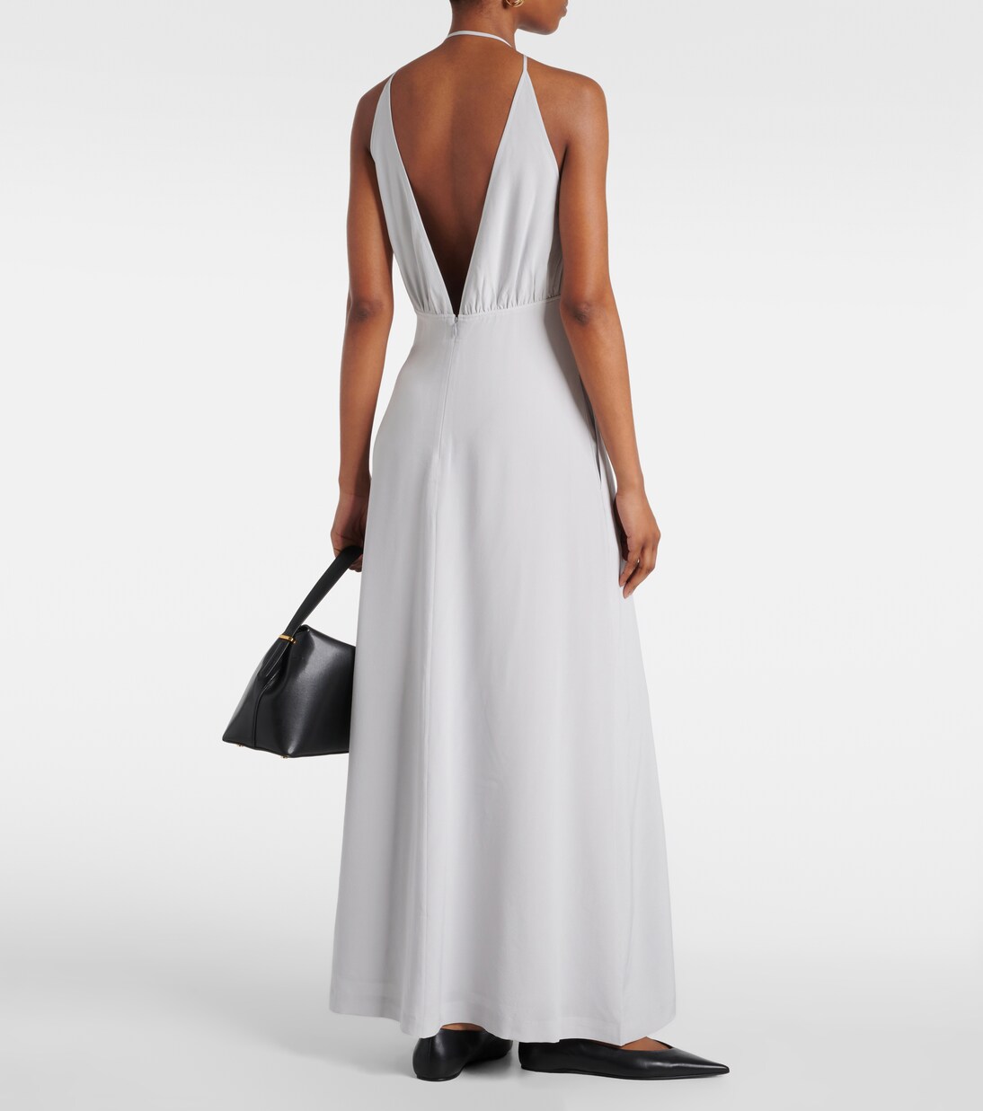 Robe longue en crêpe de soie | Toteme