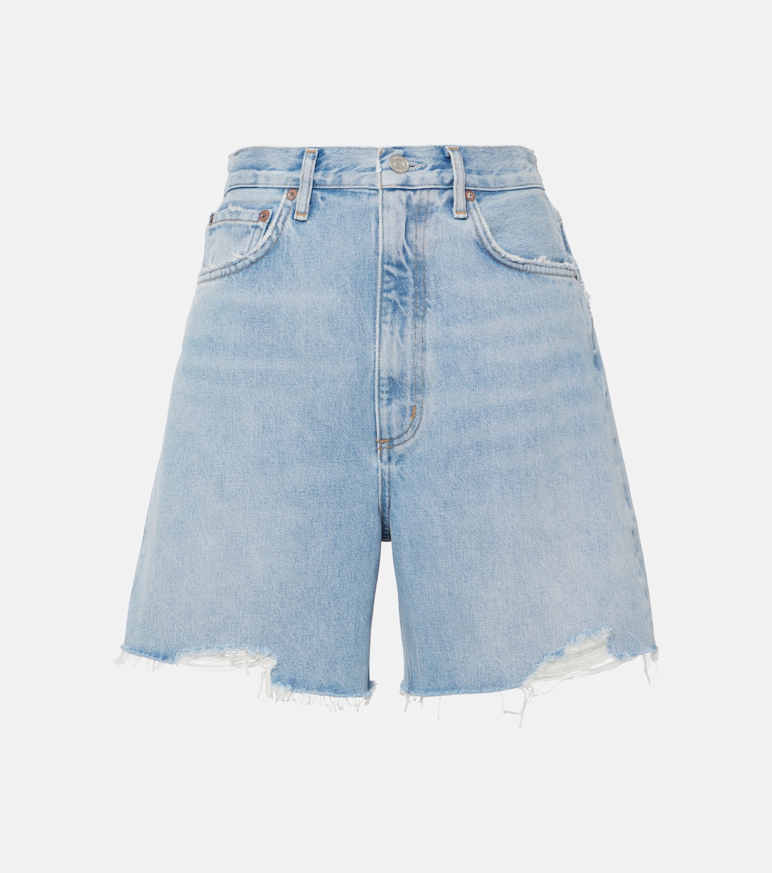 Stella high-rise denim shorts | Agolde
