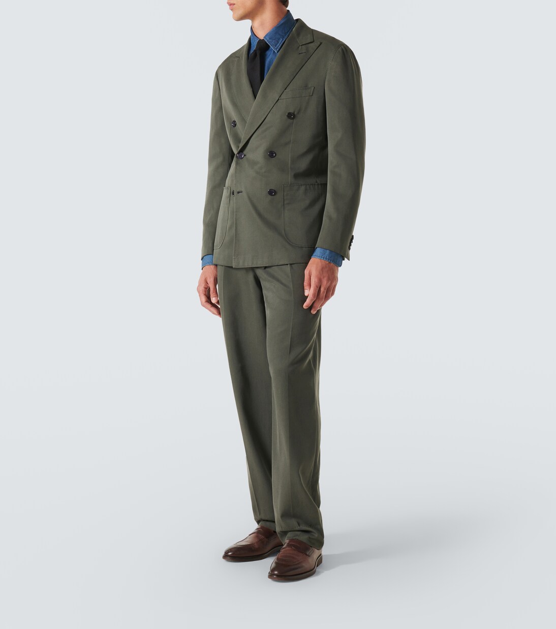 Soffio silk and cashmere gabardine blazer | Brioni