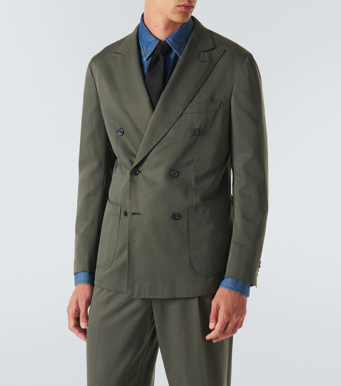 Soffio silk and cashmere gabardine blazer | Brioni