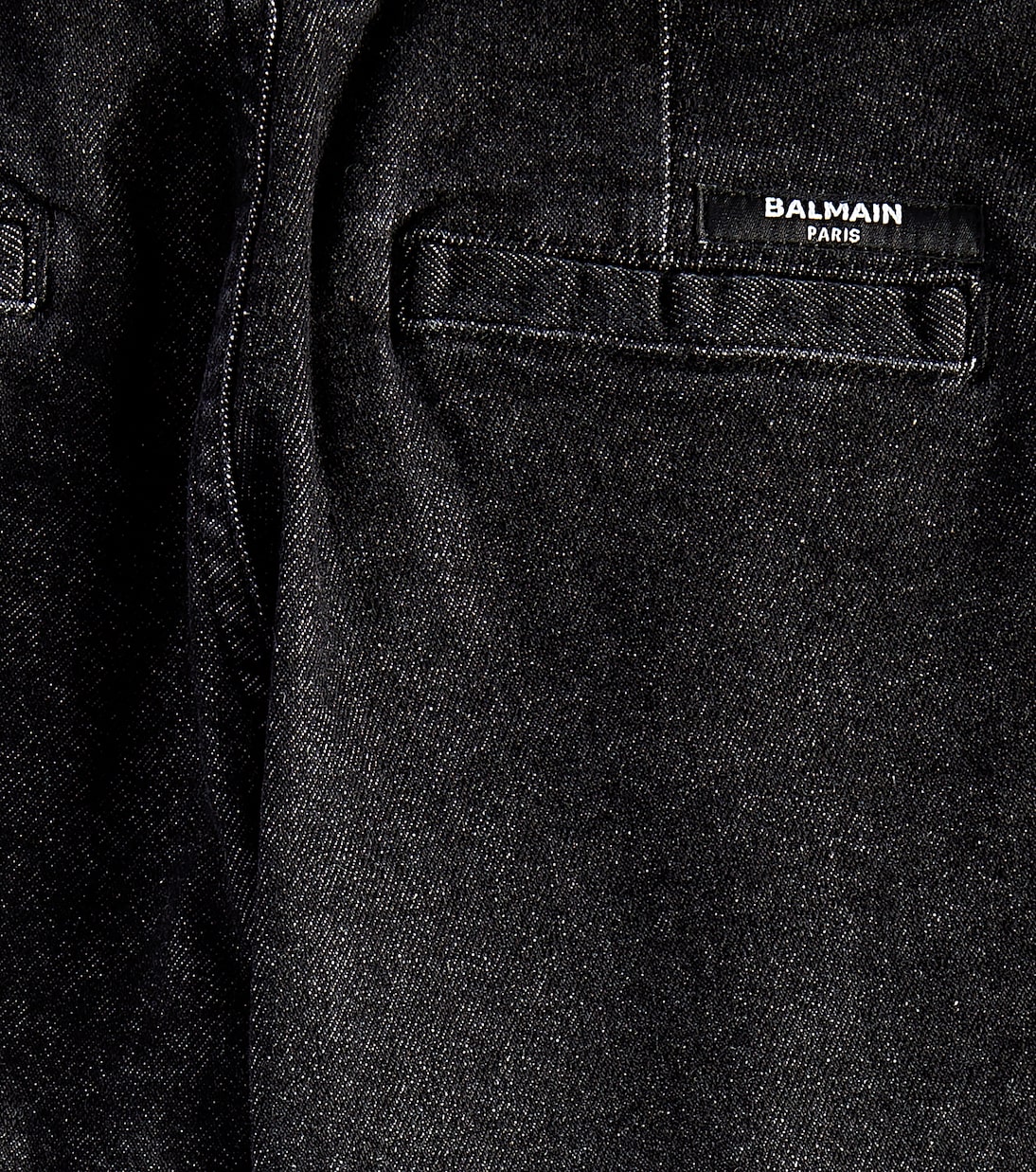 High-rise tapered jeans | Balmain Kids