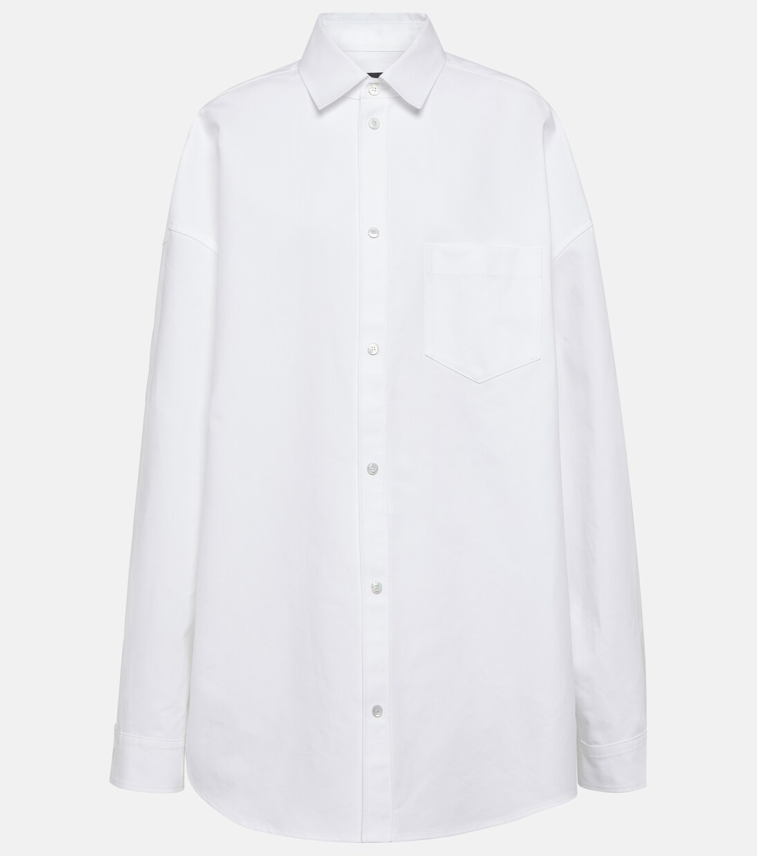 Outerwear oversized cotton poplin shirt | Balenciaga