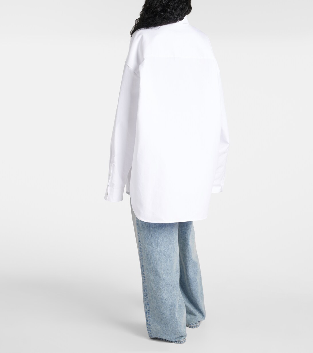 Outerwear oversized cotton poplin shirt | Balenciaga