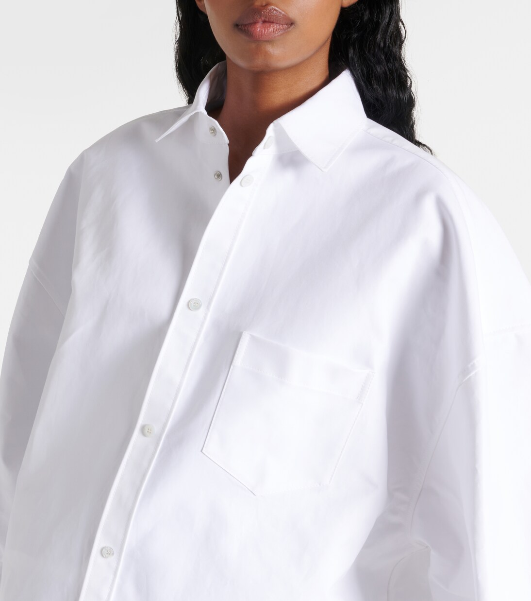 Outerwear oversized cotton poplin shirt | Balenciaga