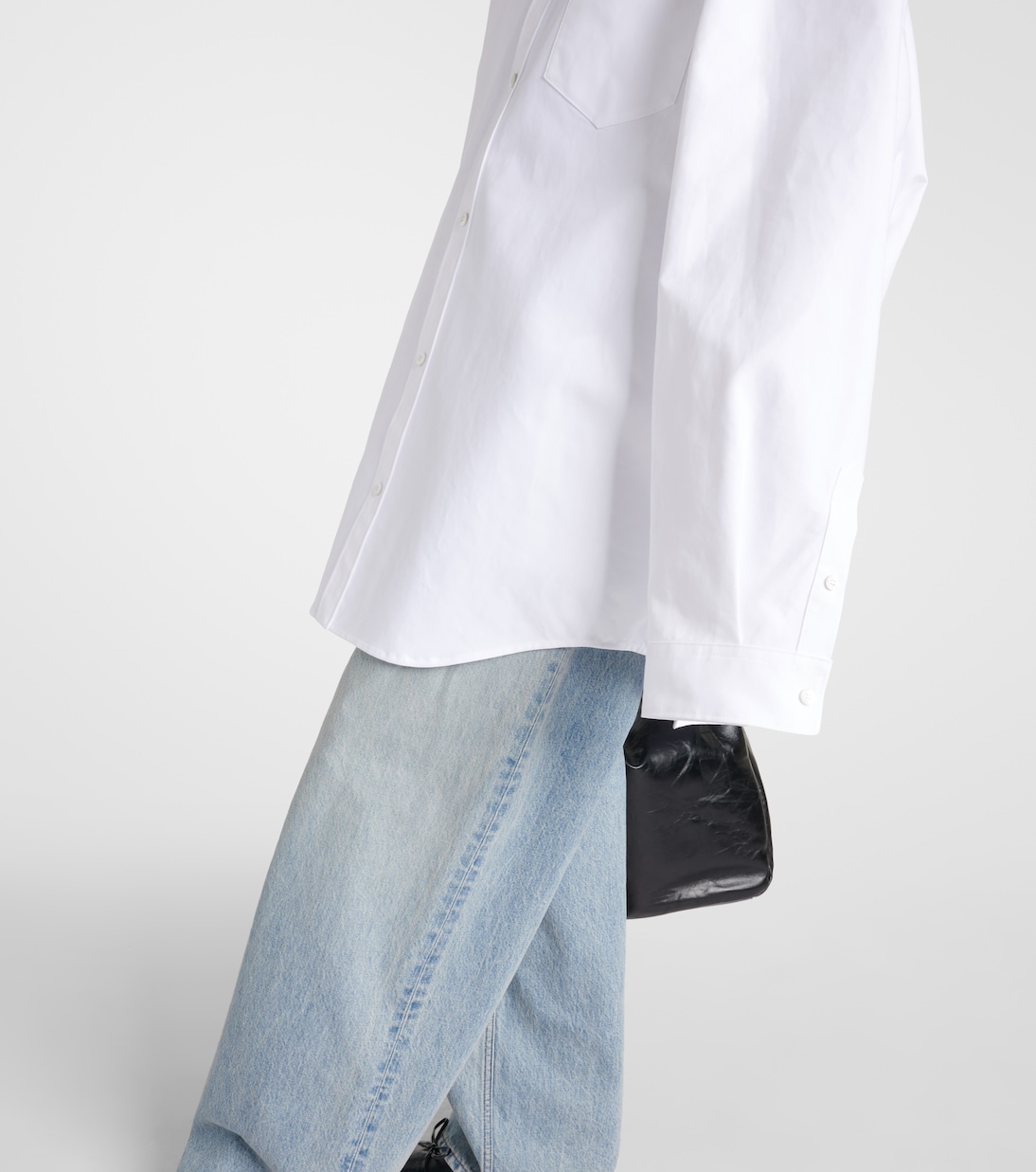 Outerwear oversized cotton poplin shirt | Balenciaga