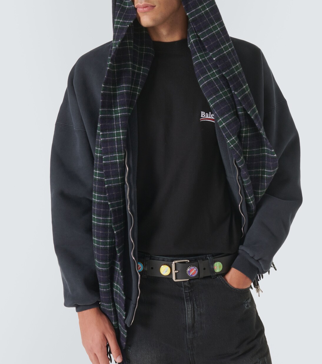 Embellished leather belt | Balenciaga