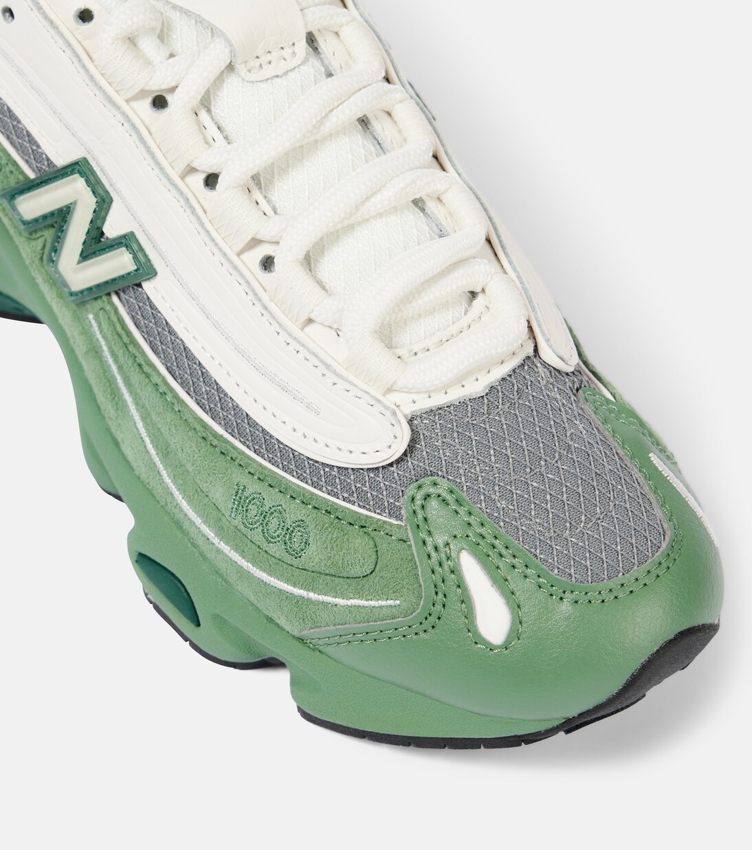 1000 colorblocked leather sneakers | New Balance