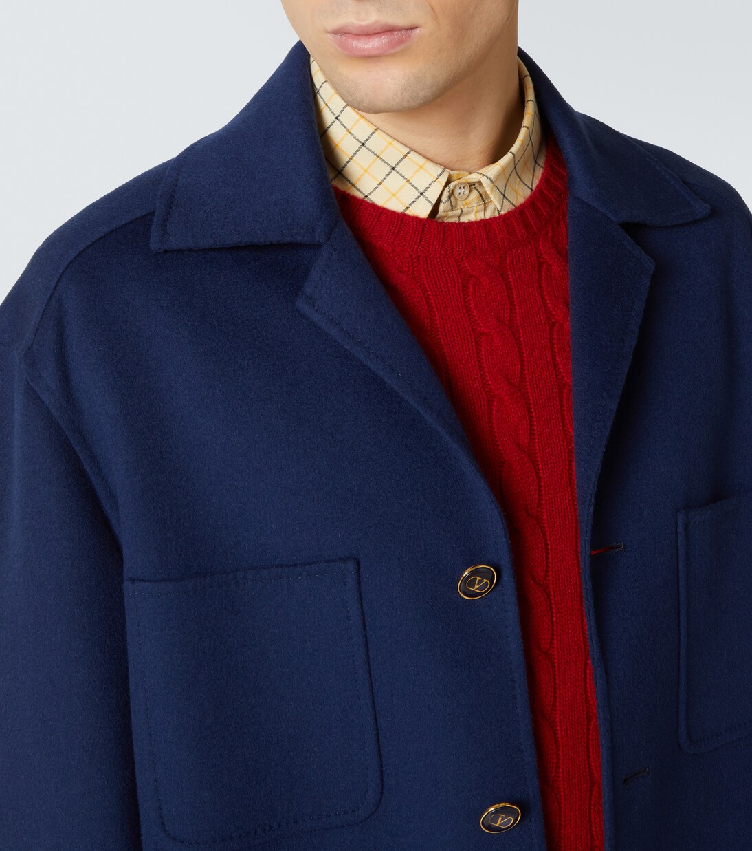 Wool and cashmere overshirt | Valentino
