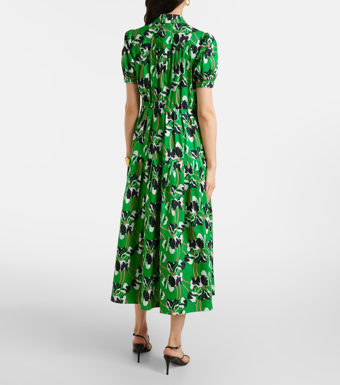 Abito lungo Jonah in cotone con stampa | Diane von Furstenberg