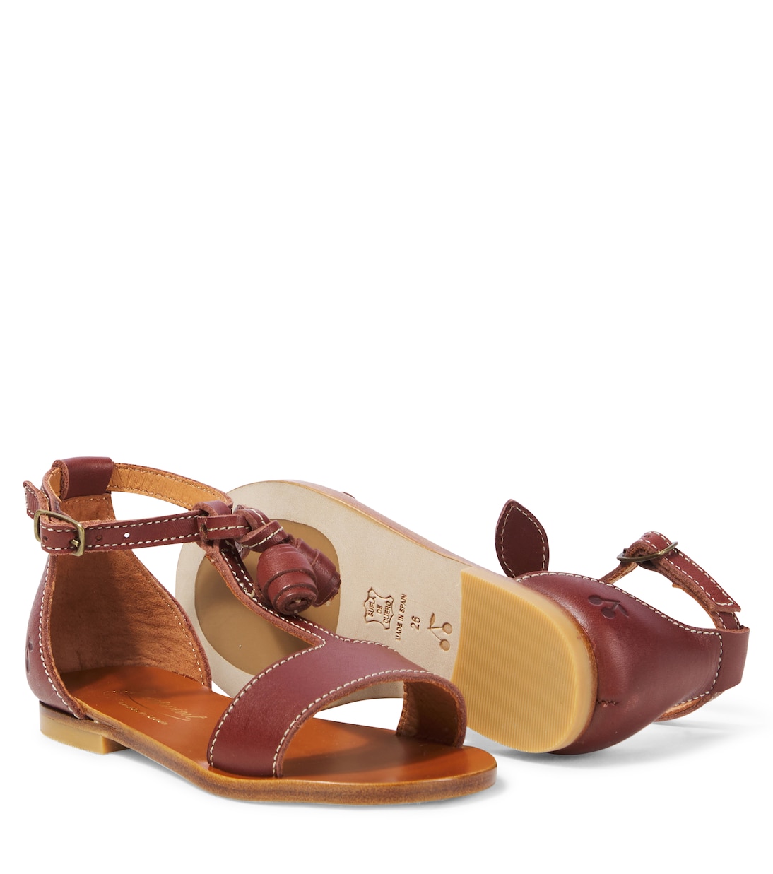 Sandalen Elmas aus Leder | Bonpoint