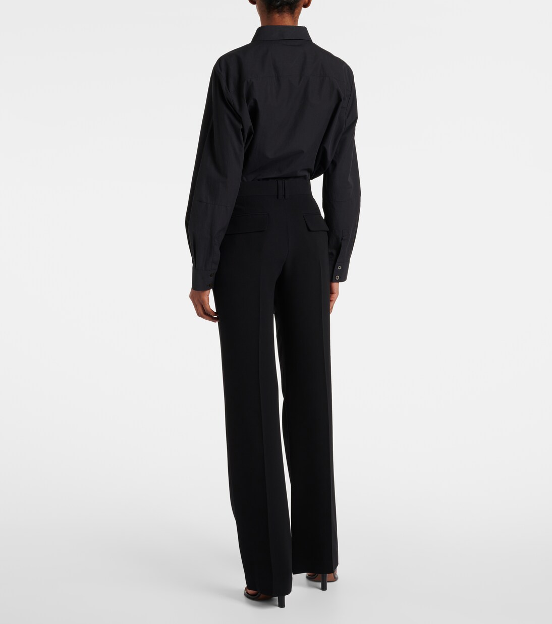 Selvie silk straight pants | The Row
