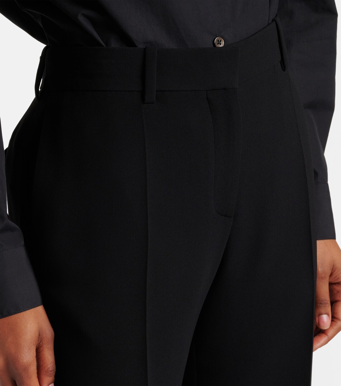 Selvie silk straight pants | The Row