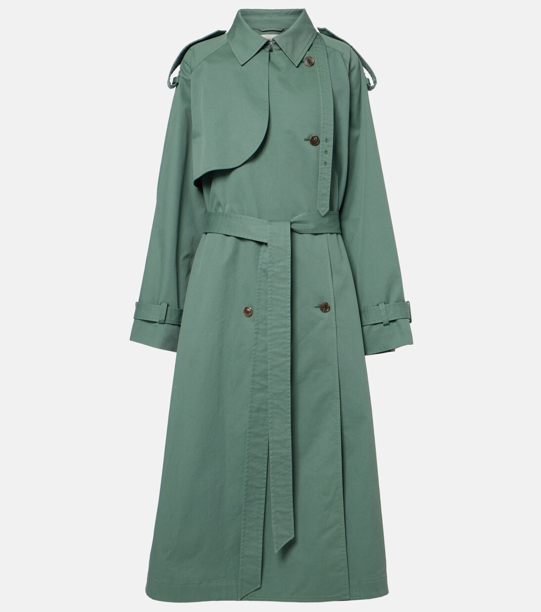 Domeka oversized cotton twill trench coat | The Row