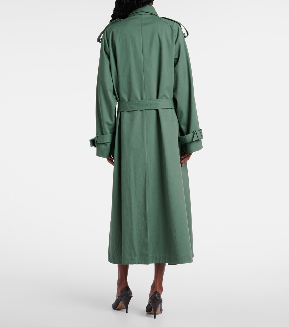 Domeka oversized cotton twill trench coat | The Row