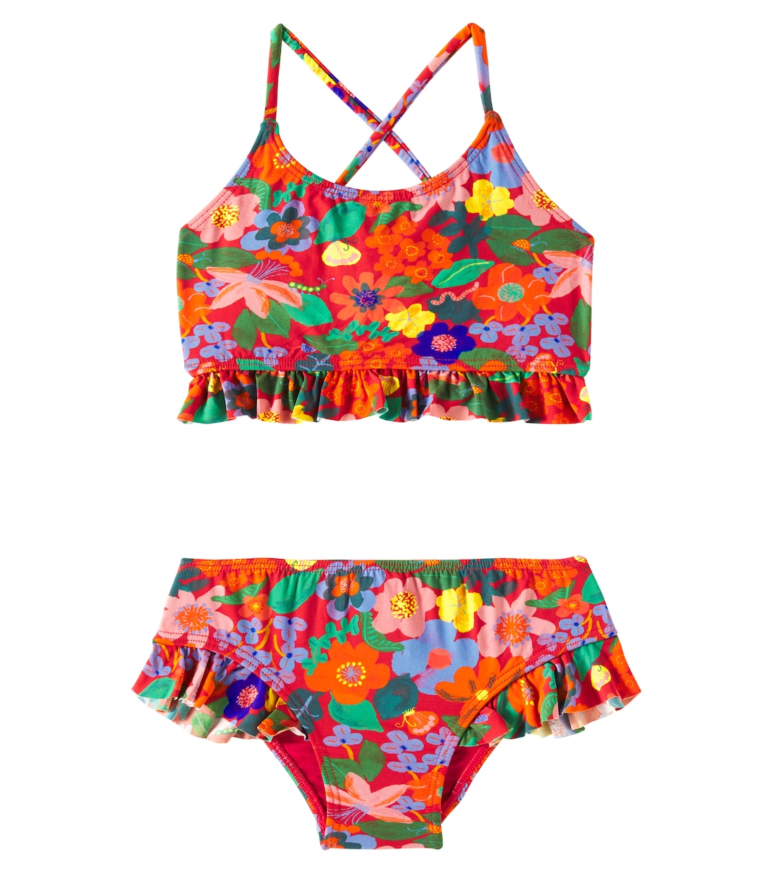 Recanto Das Flores ruffled bikini | Fábula