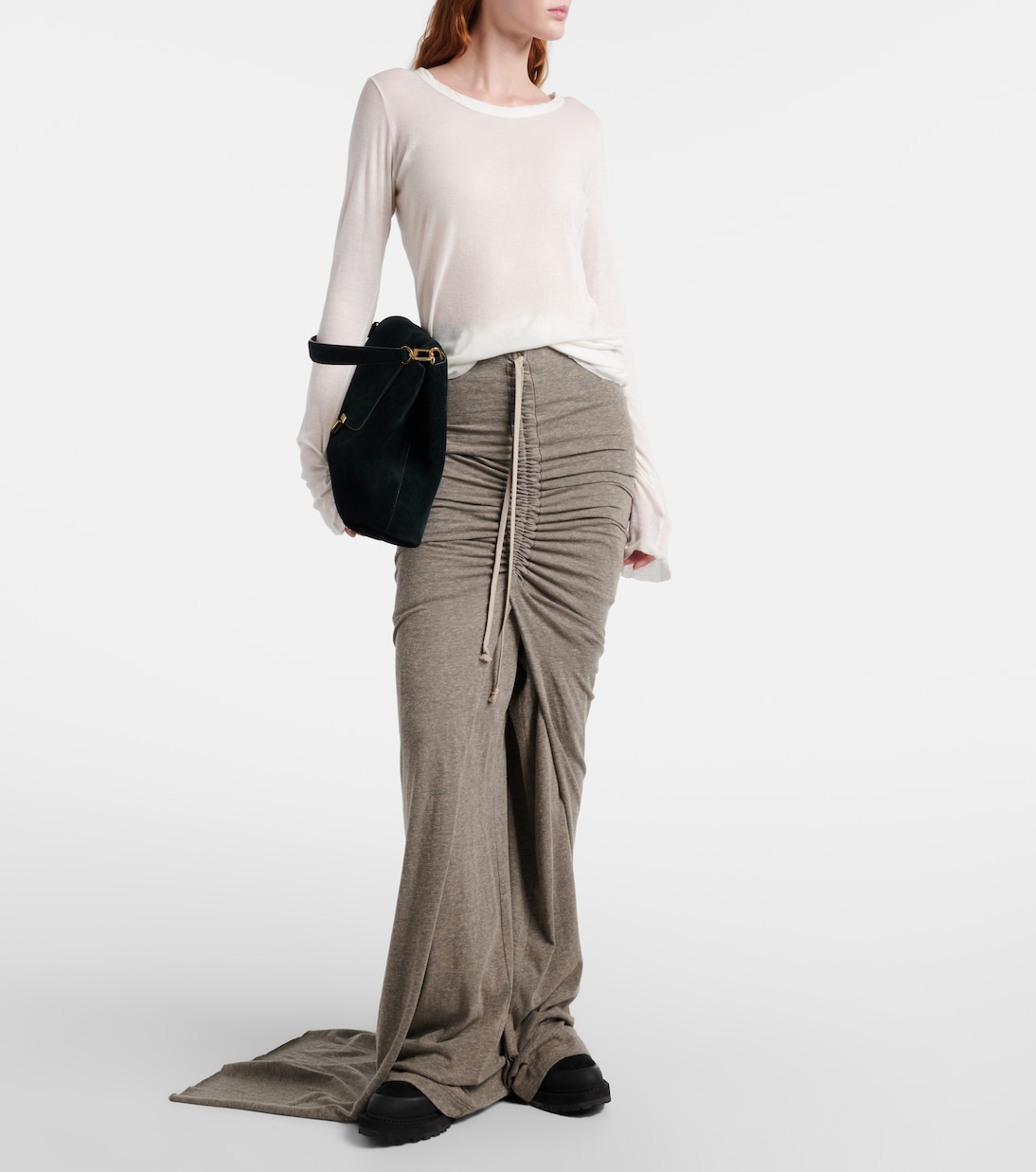 Dolomite shearling-trimmed suede ankle boots | Le Monde Béryl