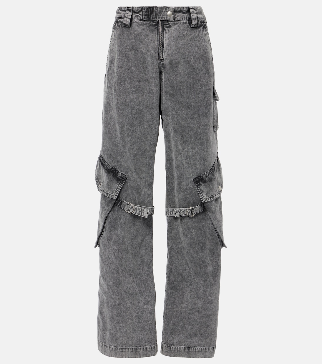 Mid-rise cotton canvas cargo pants | Acne Studios