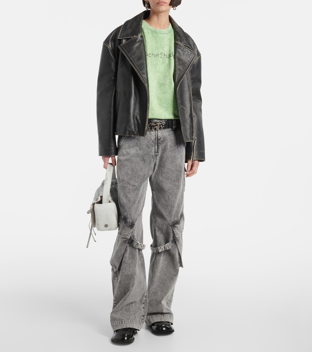 Mid-rise cotton canvas cargo pants | Acne Studios