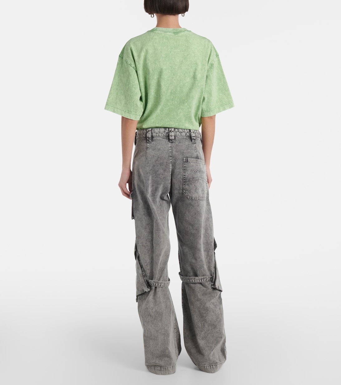 Mid-rise cotton canvas cargo pants | Acne Studios