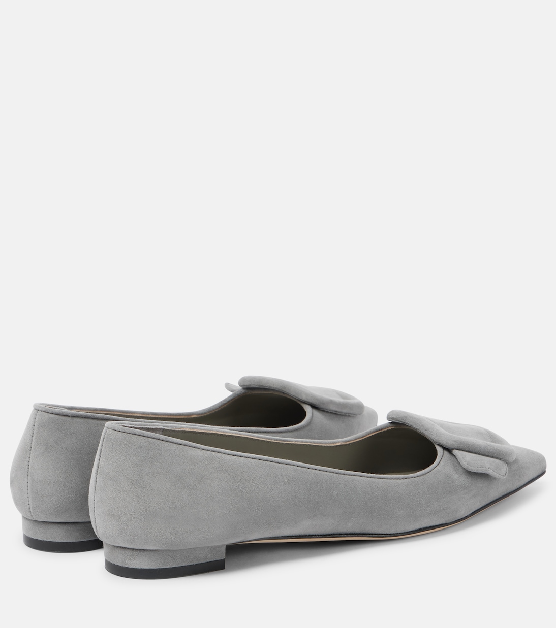 Ballerinas Maysalepumpflat aus Veloursleder | Manolo Blahnik