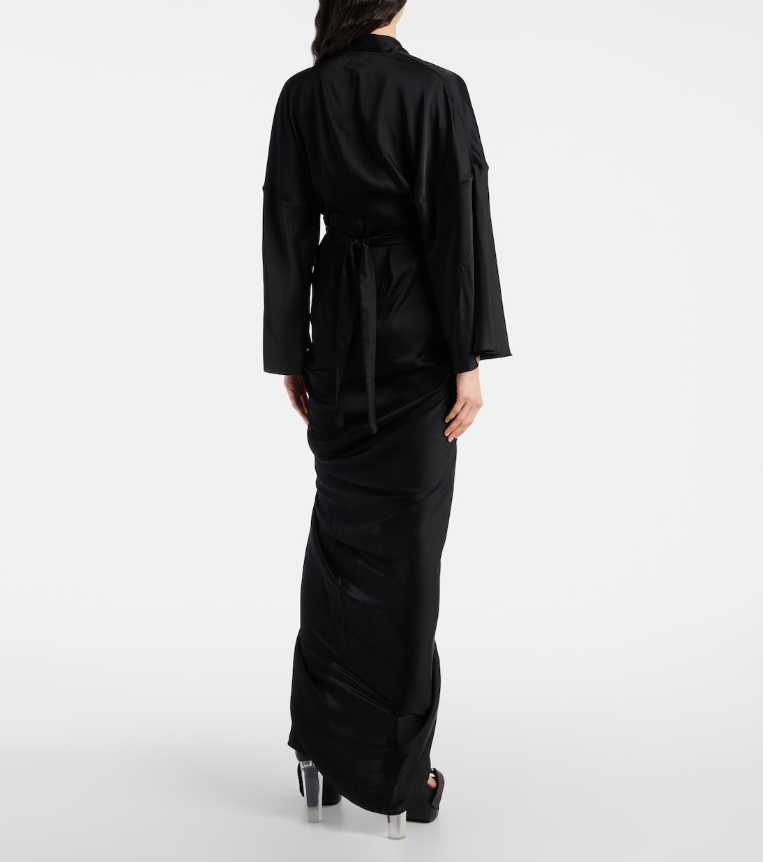 Wickelkleid Hollywood aus Charmeuse | Rick Owens