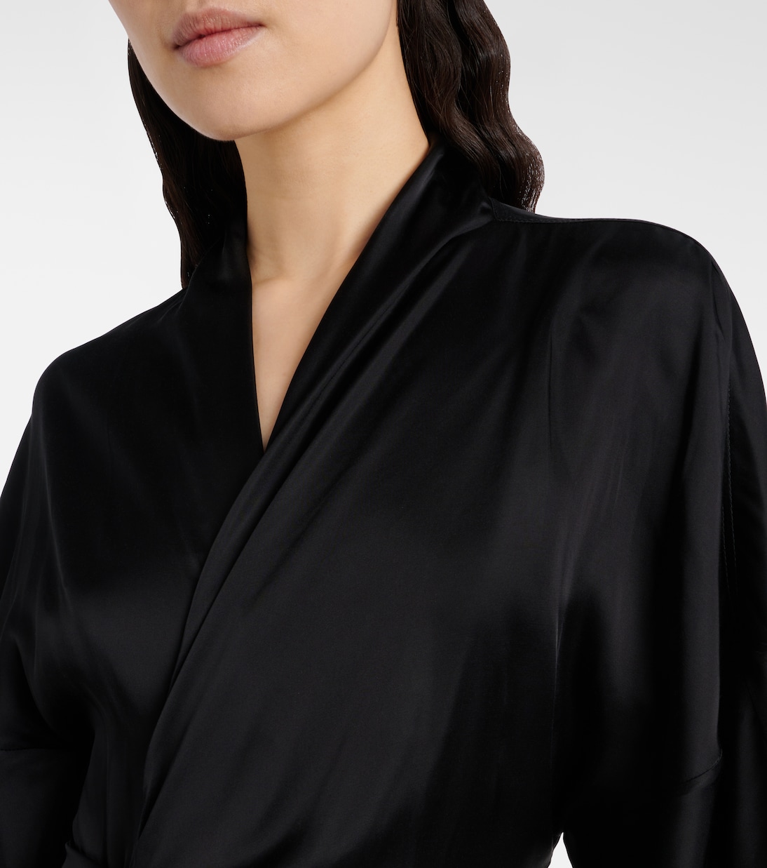 Wickelkleid Hollywood aus Charmeuse | Rick Owens