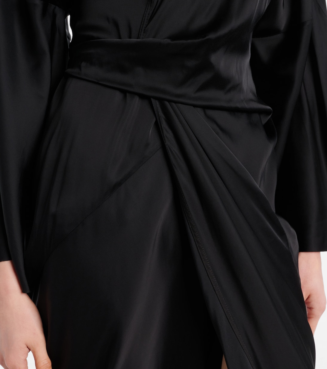 Wickelkleid Hollywood aus Charmeuse | Rick Owens