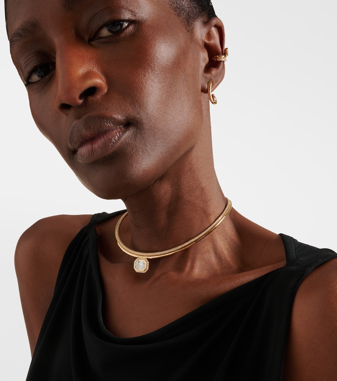 18kt gold necklace with diamonds | Shay Jewelry