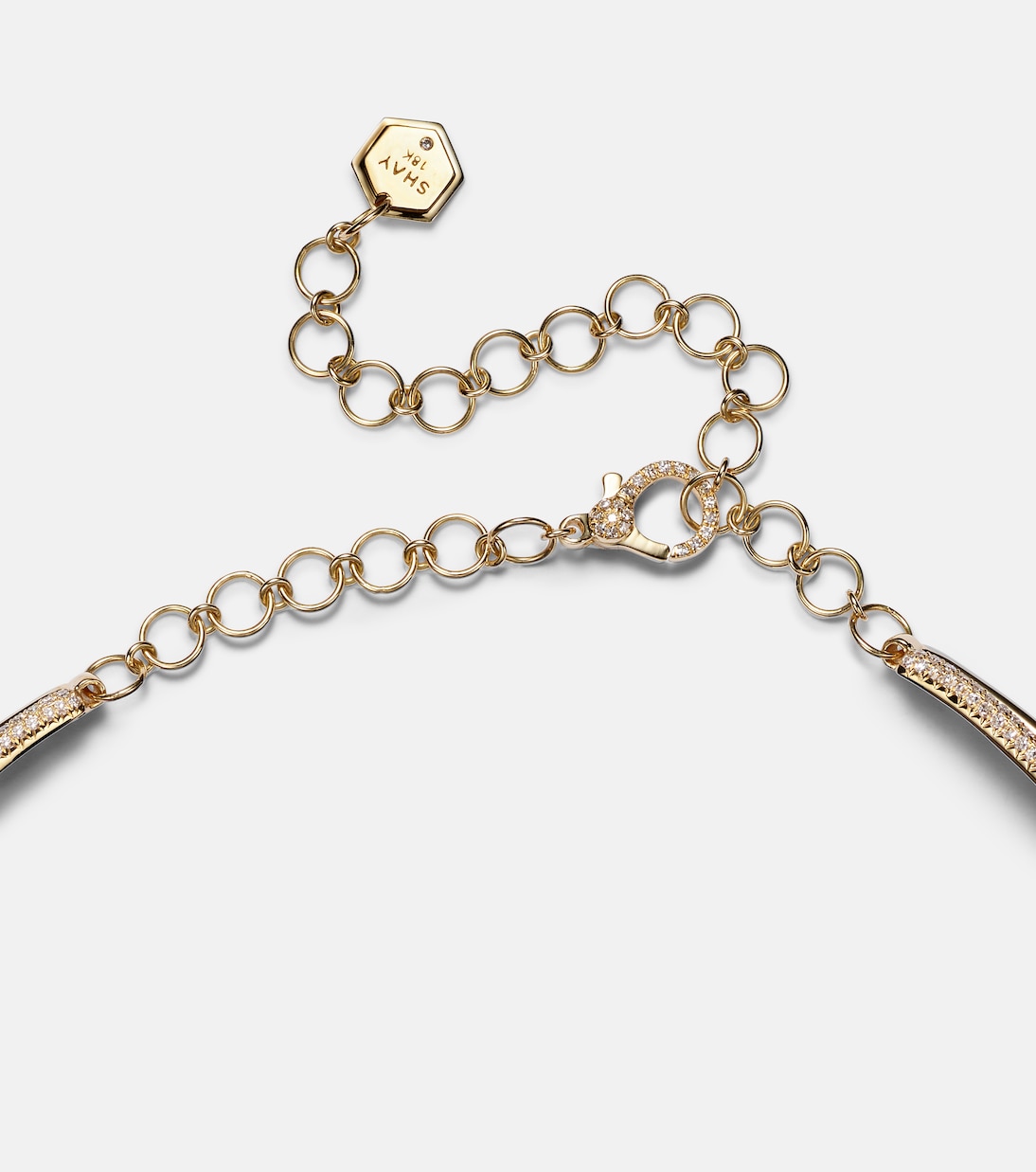 18kt gold necklace with diamonds | Shay Jewelry