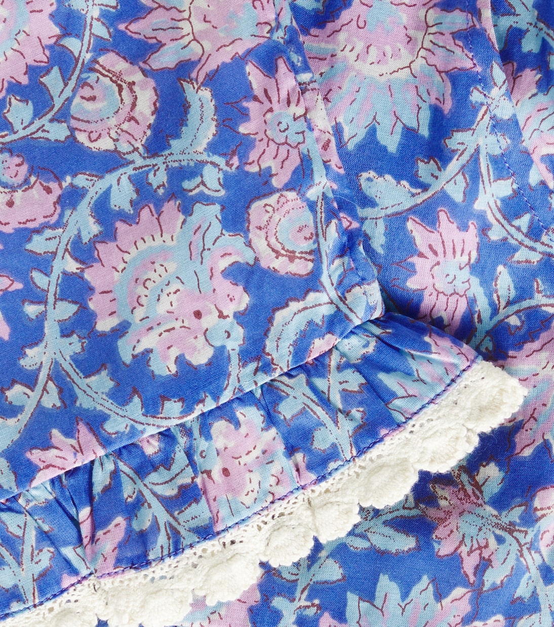 Printed cotton voile shorts | Louise Misha