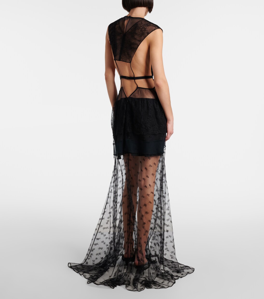 Robe longue en dentelle | Stella McCartney