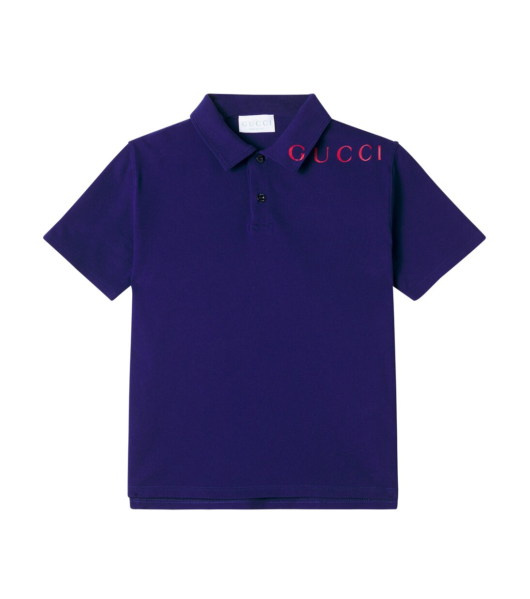 Logo cotton-blend polo shirt | Gucci Kids