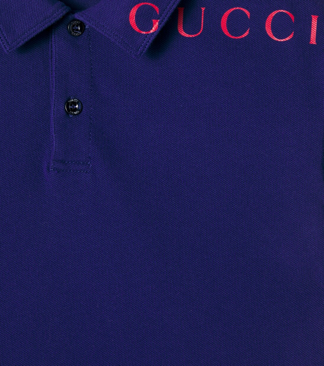 Logo cotton-blend polo shirt | Gucci Kids