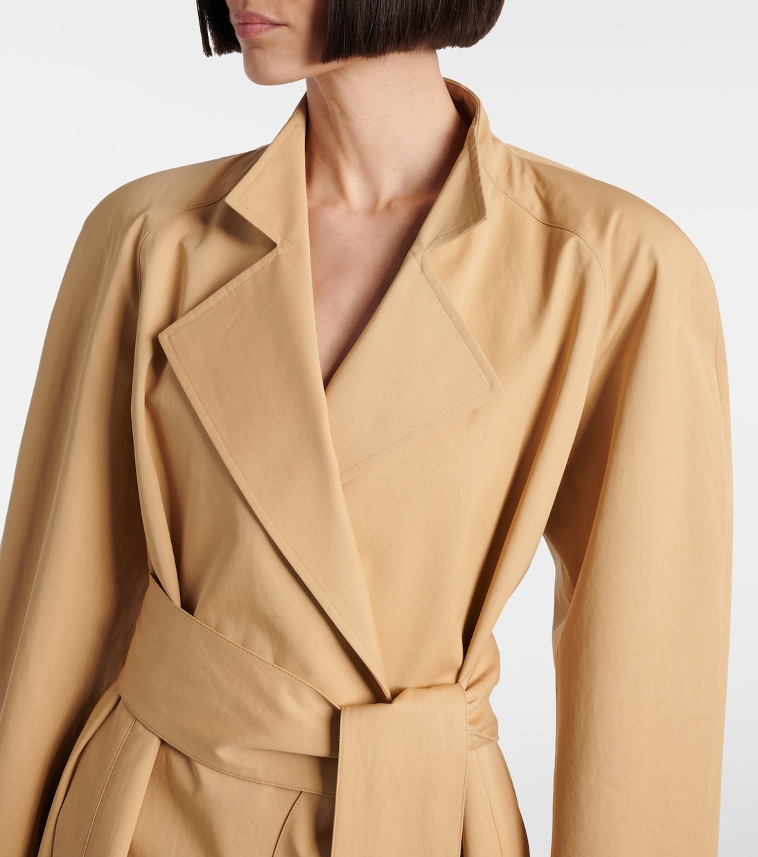 Cappotto Lagden in gabardine di cotone | Khaite