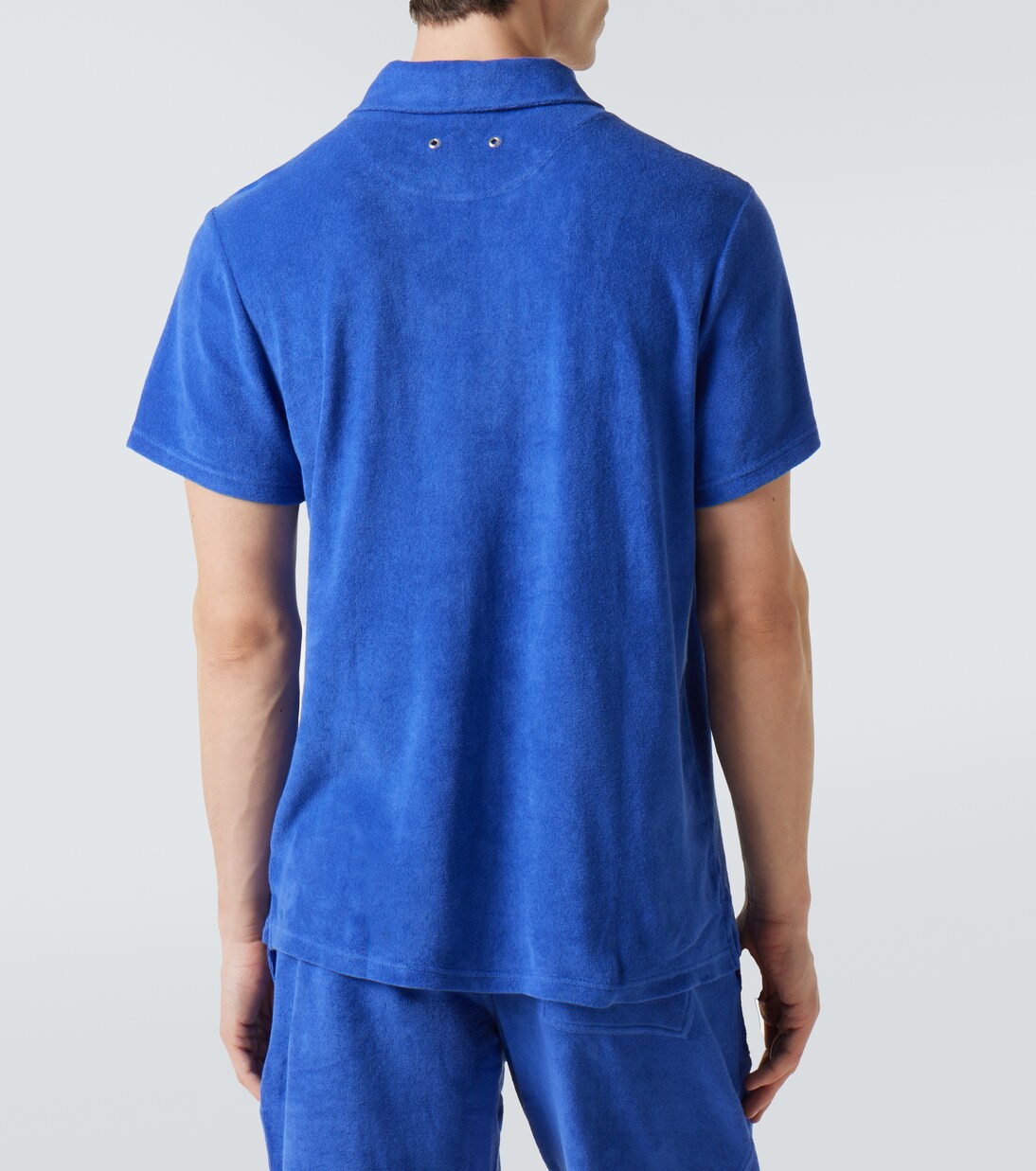Cotton-blend terry bowling shirt | Vilebrequin