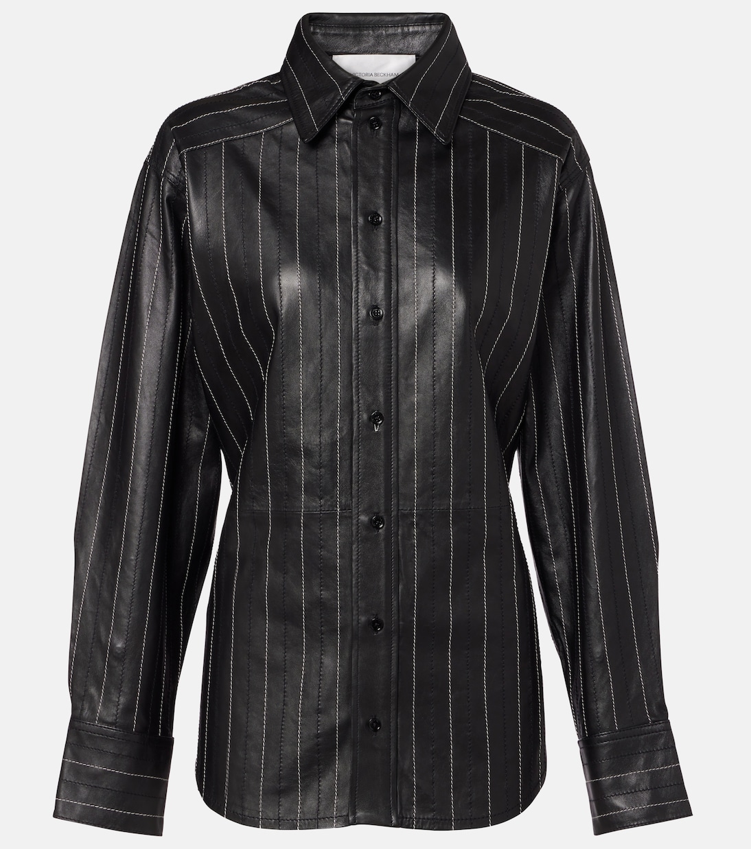 Hemd aus Leder | Victoria Beckham