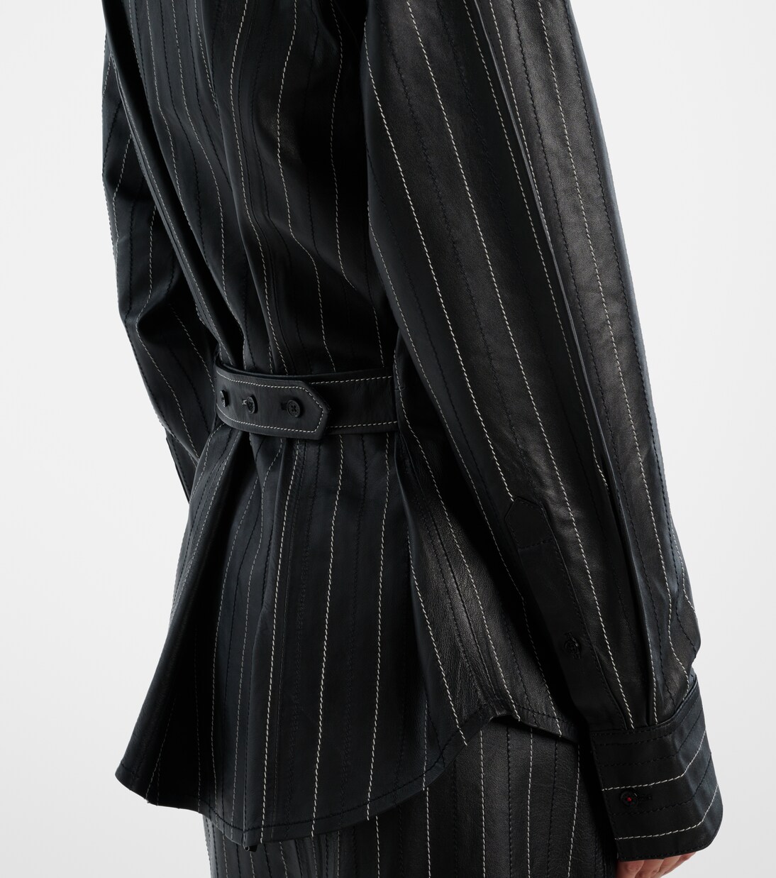 Hemd aus Leder | Victoria Beckham